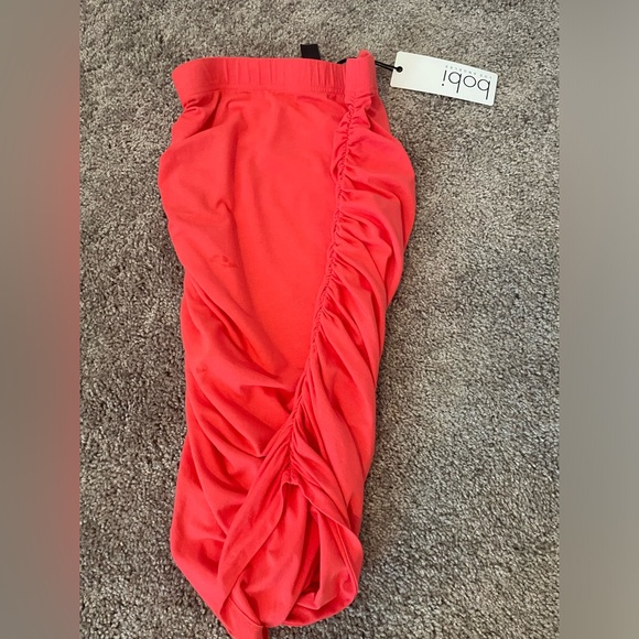 BOBI Los Angeles shirred skirt, NWT, size extra small - Picture 4 of 5
